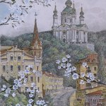 Андреевский спуск, весна