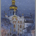 Троицкий собор ночью