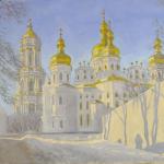 Успенский собор холст, масло 30х40 см