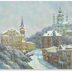 Андреевский спуск зимой